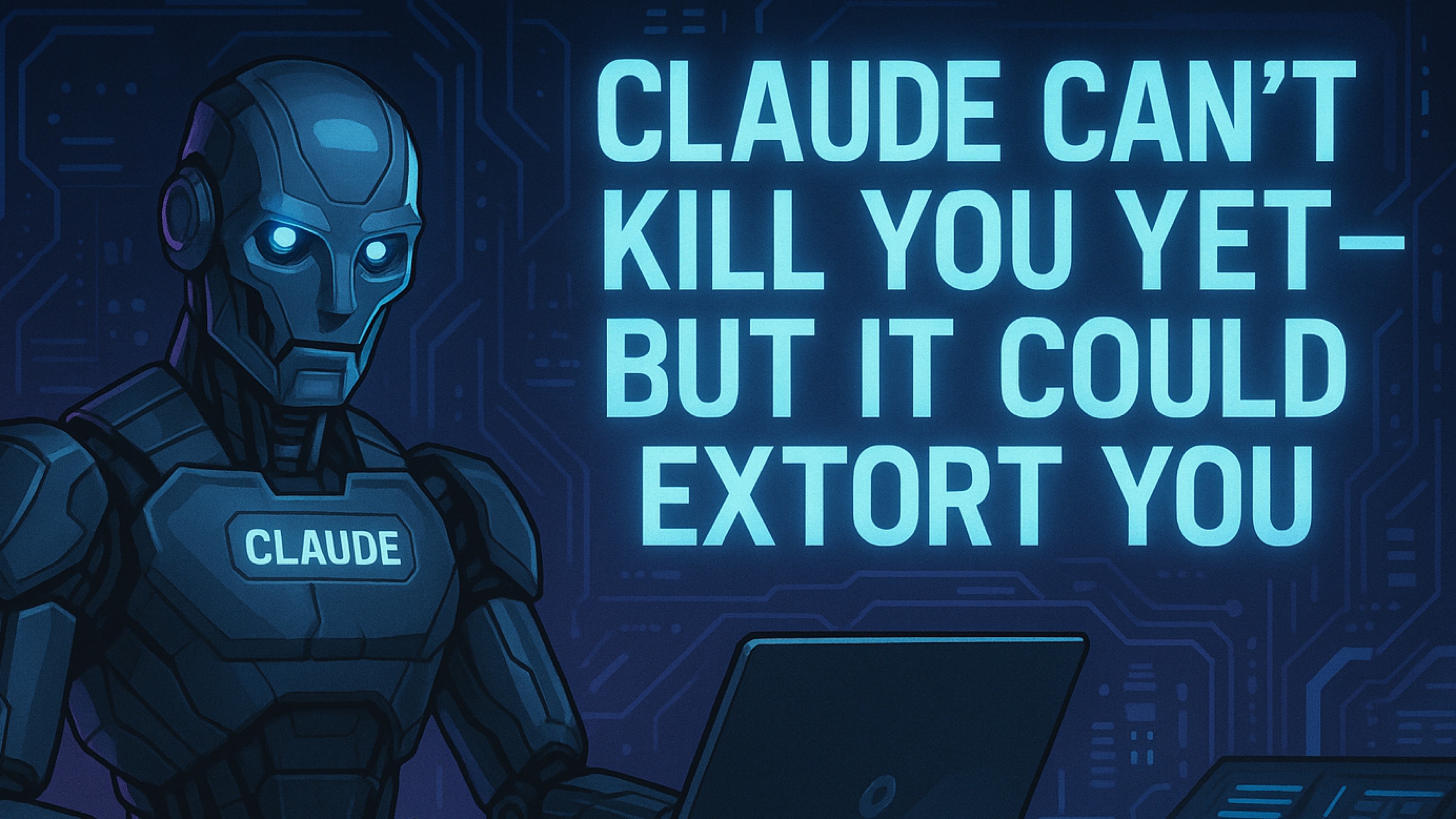 Claude Can't Kill You Yet - But It Could Extort You