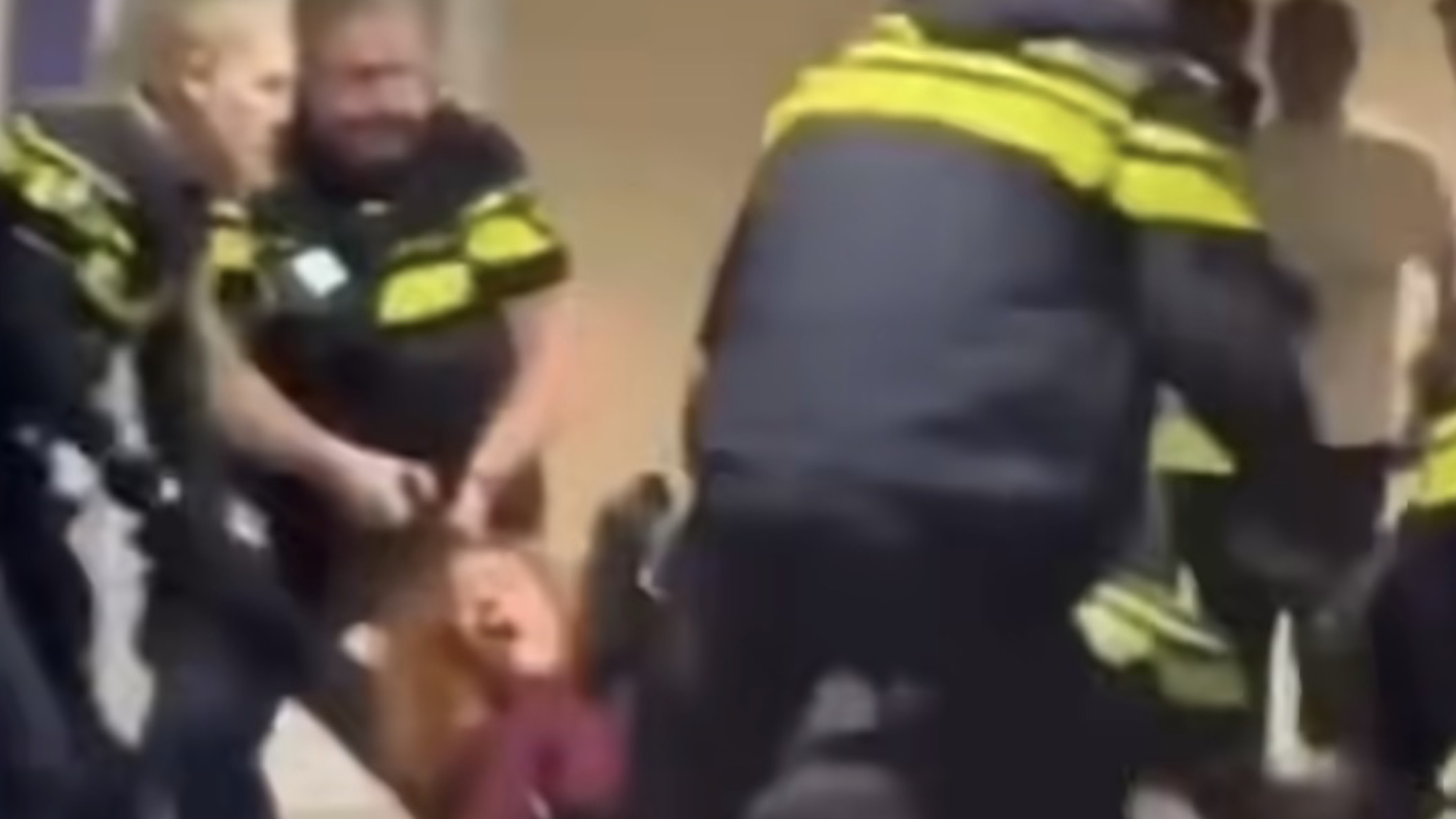 Dutch Cops Drag Pregnant Woman Across Floor