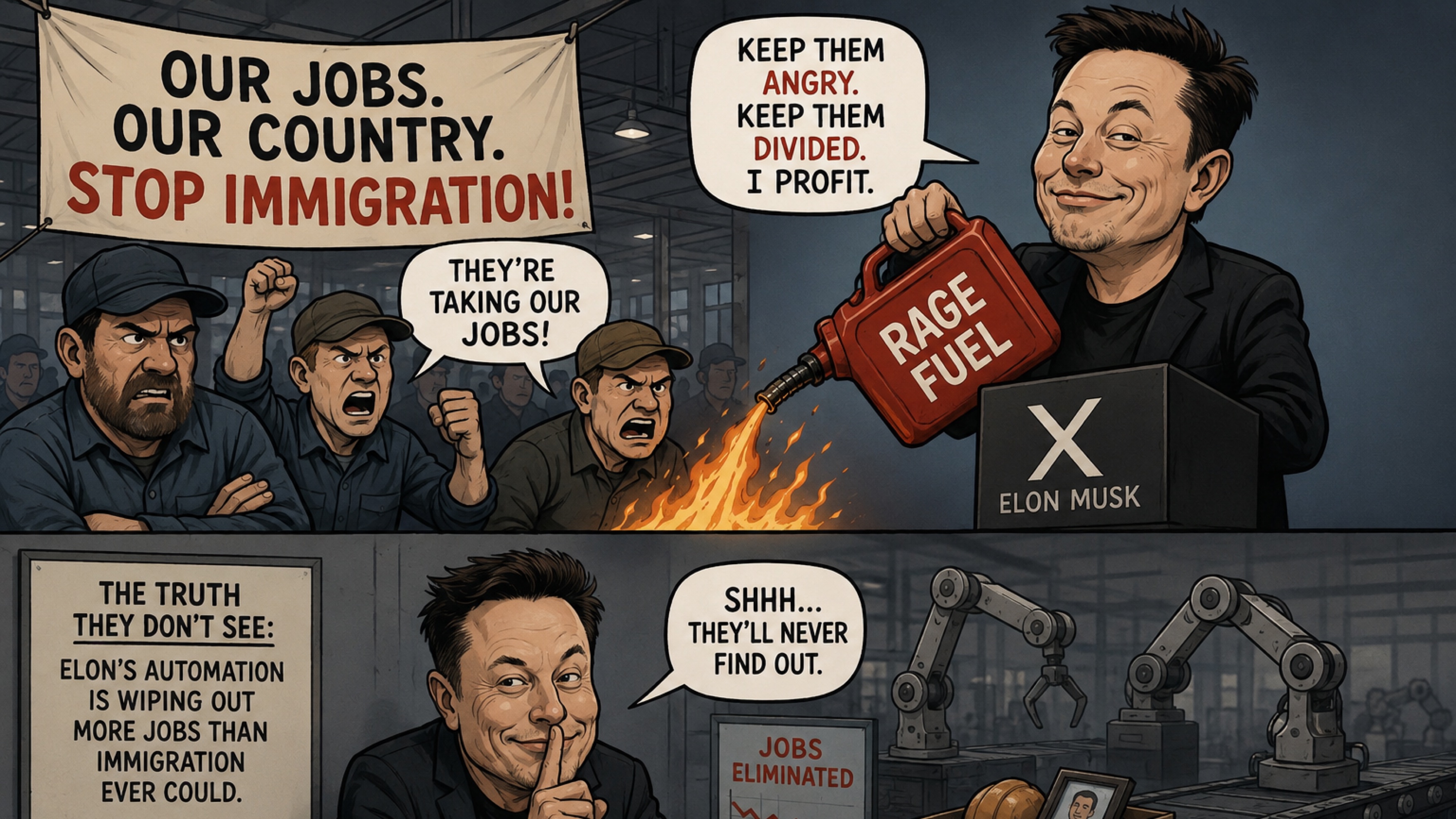 Mohammed Won't Take Your Job, Elon Musk Will